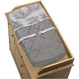 JoJo Designs Changing Pad Cover - Vintage French Black Toile