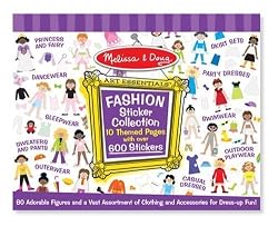 Melissa & Doug Fashion Sticker Collection - Purple
