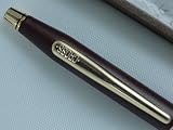 Cross Made in the USA Classic Century Satin Burgundy and 23k Ballpoint Pen
