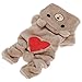 Friendshipstore Pet Puppy Dog Love U Red Heart Bear Warm Fleece Hoodie Winter Clothes Jumpsuit Coat Clothes Hooded Coat,Asian Size:XL/L/M/S/XS