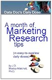 A Month Of Marketing Research Tips: In Easy-To-Swallow Daily Doses