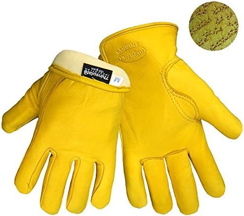 Insulated Deerskin Gloves Premium Grade/thinsulate 1 Pair Medium