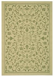 Machine Made Belgian Outdoor-Indoor "Courtyard Collection" Rug