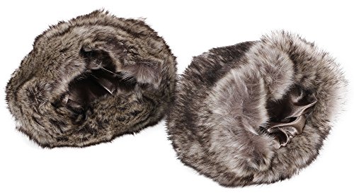 Simplicity Women's Clothing Accessories, Faux Fur Cuffs, 1 pair, Fur Color