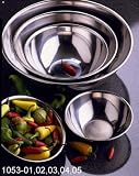 METRO 1053-03 MIXING BOWL 7 INCH DIA SET STAINLESS STEEL