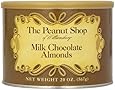 The Peanut Shop of Williamsburg Chocolate Covered Almonds, 20-Ounce Tin