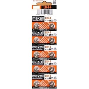 10 pack MAXELL AG13 LR44 357 button cell battery