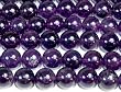 Grade A Amethyst Round Bead 10mm 16 Inch Strand