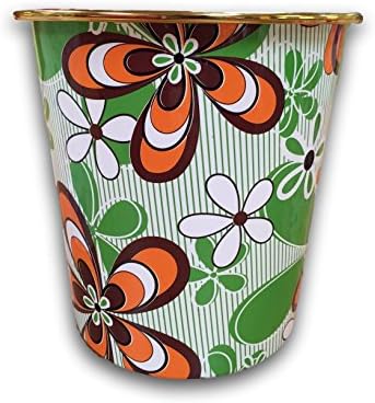 Mini Waste Basket by Viridia, Compact Tiny Trash Bin for Your Bedroom, Bathroom, Living-Room or Office, Perfect Gift Idea with Rounded Edges Takes Very Little Space, High Quality Plastic 7.5 inches, Easy to Clean