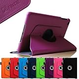 Fintie (Purple) 360 Degrees Rotating Stand Leather Case Cover for Apple iPad mini 7.9 inch Tablet With Auto Wake / Sleep Feature - 9 Colors Options