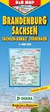  : B & B Deutschland, Deutsche Stra&szlig;enkarten, Bl.3, Berlin, Brandenburg, Th&uuml;ringen, Sachsen, Sachsen-Anhalt