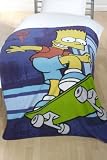 Toys : Bart Simpson SK8 Wear LARGE Fleece throw blanket