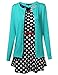 Basic Solid V Neck Sweater Cardigans Mint Size M