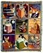 Cats with Books Tapestry Throw Blanket