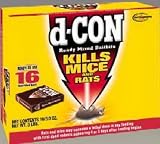 D-Con 16 Ready-To-Use Bait-Filled Rodenticide Trays SOLD IN PACKS OF 6