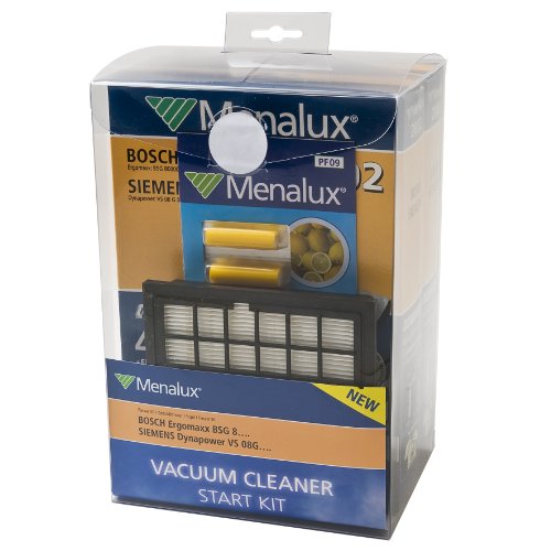 Menalux MSK 1 Vorteilspackung / 8 Staubbeutel Duraflow / 1 Hepa-12-Filter / Duftsticks PF09 Zitrone / Bosch BSG 8 / Siemens VS08G