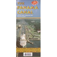 Panama Canal Map by Cruise Map Publishing Company