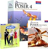 Poser 4 + Poser Pro Pack + Avatar Lab Bundle