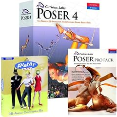 Poser 4 + Poser Pro Pack + Avatar Lab Bundle