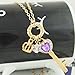 Buyinhouse Fashion Gold Noble Faux With The Key to The Heart Pendant Necklace