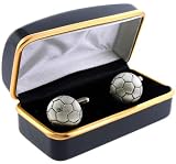 Soccer Balls Pewter Cufflinks Gift Boxed