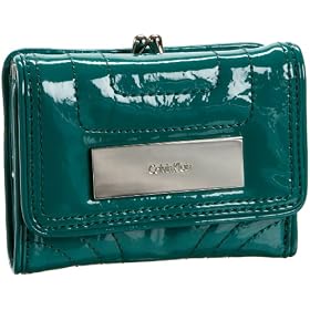 Buy Calvin Klein Patent Padding Wallet by Calvin Klein
