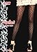Lace Footless Tights, One Size, Black Color.