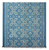 Review Novica  / Cotton wall hanging, 'Blue Cempaka Blossom'