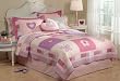 Spring Hearts Twin Size Quilt with Pillow Sham