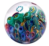 Glass Eye Studio Cool Pool Blown Glass Paperweight