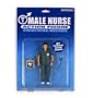 Male Nurse Action Figure with Stethoscope and X-Ray Clipboard