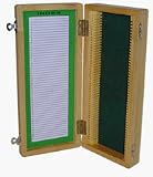 Wood Microscope Slide Box - 50 slides