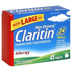 Claritin Allergy 24 Hour Tablets, 10 mg, 45-Tablets