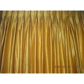 Buy 25 Colors to Choose From, (Top of the Line) Lining and Interlining Costom Made Silk Drapery 2@48''x96''long or 96x96 by usa now!