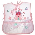 Baby Girls My Fairy Castle Patterned 100% Peva Tie Bib