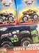 Hot Wheels Monster Jam Set of 3 Trucks: Grave Digger Radio Control 1/24 - Jurassic At...
