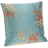 1891 by SFERRA Gibson Silk 6 by 16-Inch Decorative Pillow, Seaside by 1891 SFERRA