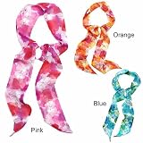 L. Erickson USA Elastic Loop Headband - Italian Floral Silk Chiffon