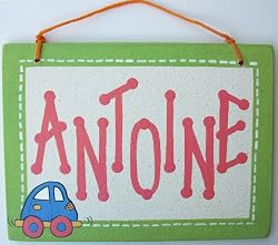 Handmade Personalized Baby Sign - Custom Order Available [Toy]