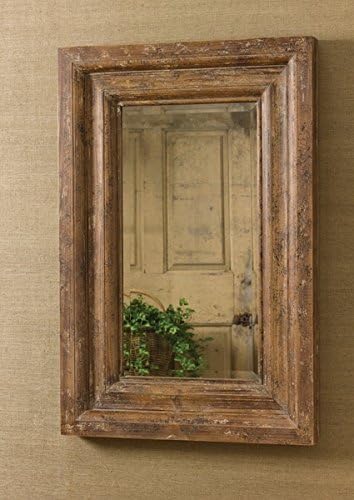 DISTRESSED WOOD MIRROR 24X3X36