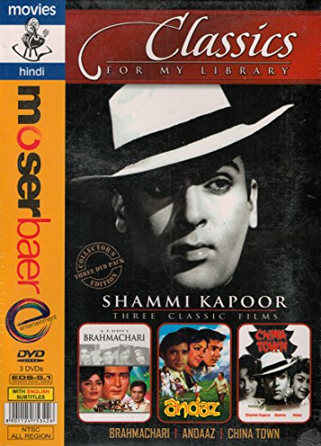 Shammi Kapoor Three Classic Films(3 Dvd Set Brahmachari/ Andaz/ China Town)
