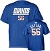 Lawrence Taylor New York Giants Blue Name and Number T-Shirt