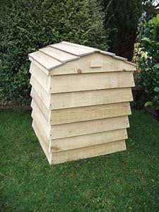 wooden beehive composter: Amazon.co.uk: Garden &amp; Outdoors