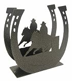 Barrel Race Horseshoe Napkin Holder