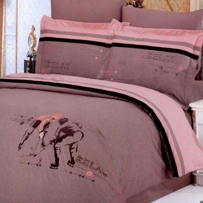 Hockey 6 Piece Full  Queen Duvet Cover Bedding Set