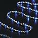 Cosmo Lighting 9ft Decorative Blue LED Beaded Garland, 54 Lights