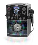Singing Machine SML-385 Top Loading CDG Karaoke System With Sound and Disco Light Show, Black