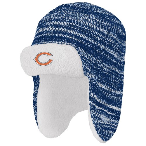 NFL Men's End Zone Trooper Hat - KD94Z (Chicago Bears, One Size Fits All)