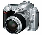 Nikon D50 Digital SLR Camera Silver includes AF-S Zoom 18-55mm Lens [6MP]