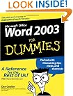 Word 2003 For Dummies